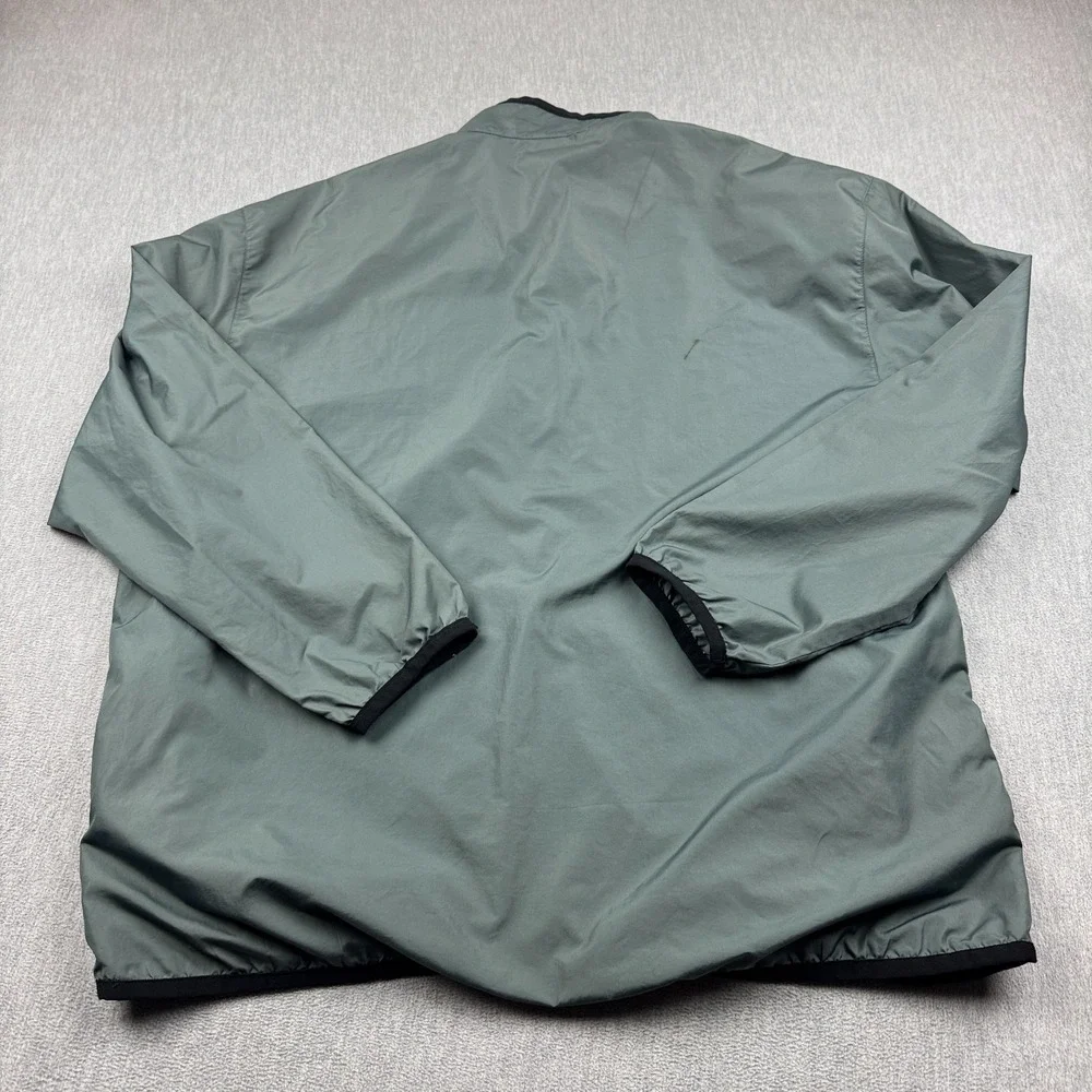 Vintage Nike Jacket Mens 2XL Green Windbreaker‎ 1/2 Zip Running Track Pullover